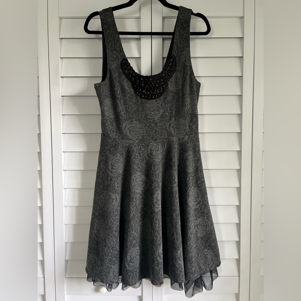 FREE PEOPLE | Rock Princess Beaded fit and flare dress